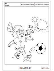 Futbol boyama sayfaları